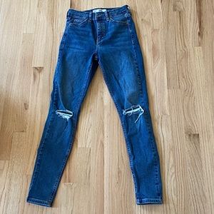 Topshop knee ripped jeans